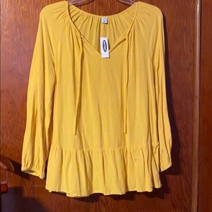Yellow Old Navy Blouse